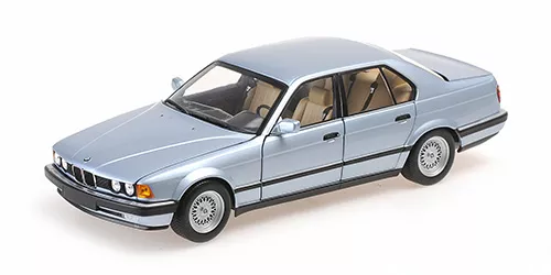 Minichamps - BMW 730I (E32) - 1986 - LIGHT BLUE METALLIC